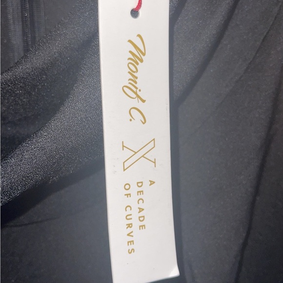 Monfi C Black jumpsuit with fringe bottom - Picture 3 of 12